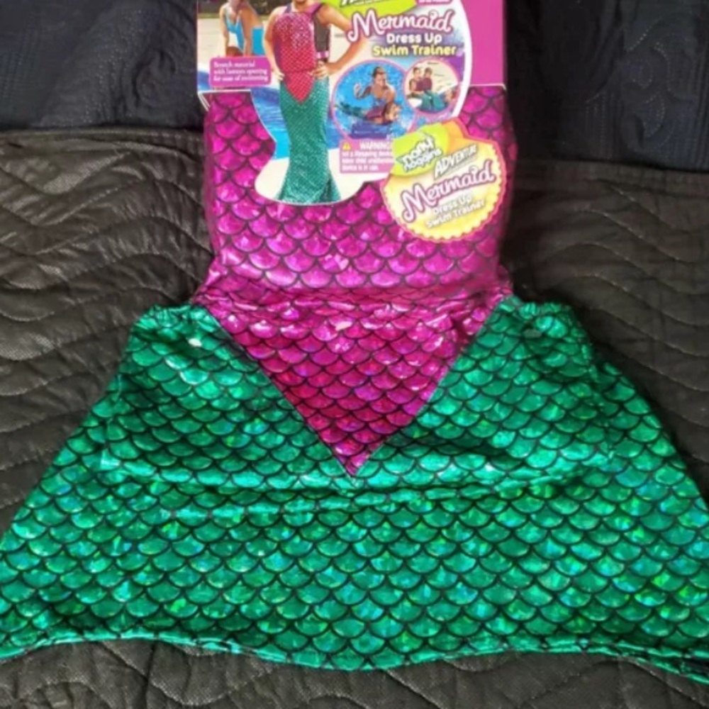 Narly Noggins Adventure Mermaid Swim Trainer‎ Level 2 Medium/Large 33-55lbs 3+ - Picture 3 of 7